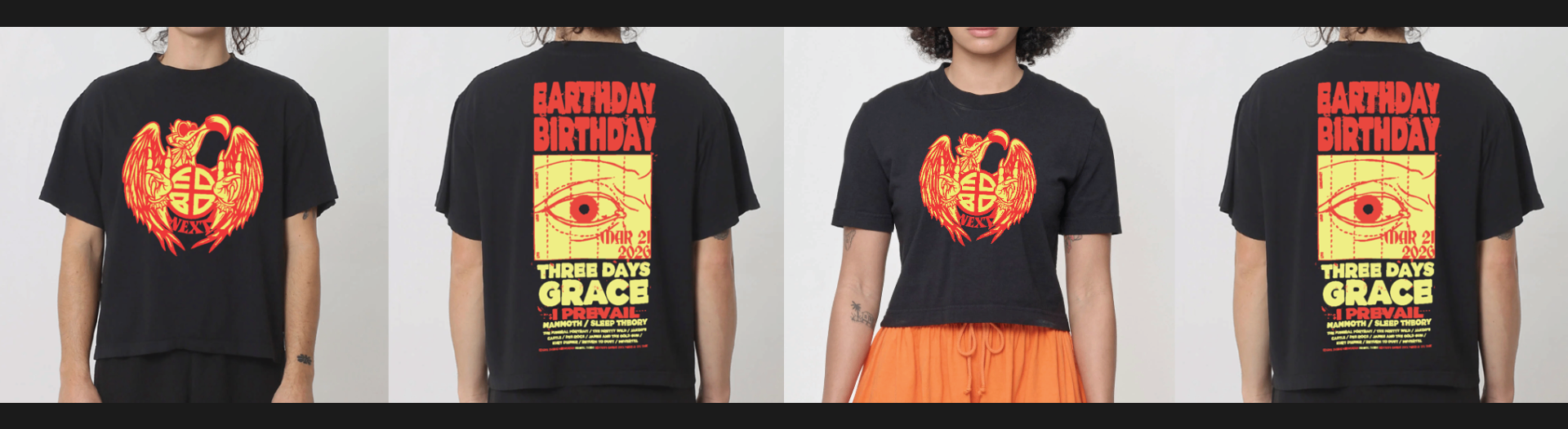 tour tee // black